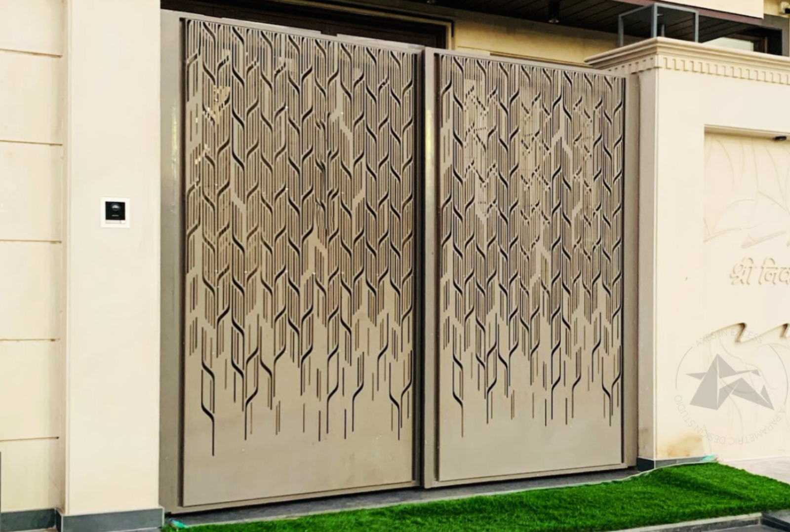 Axes in Excess CNC metal cladding, a fusion of creativity and durability in facade design.