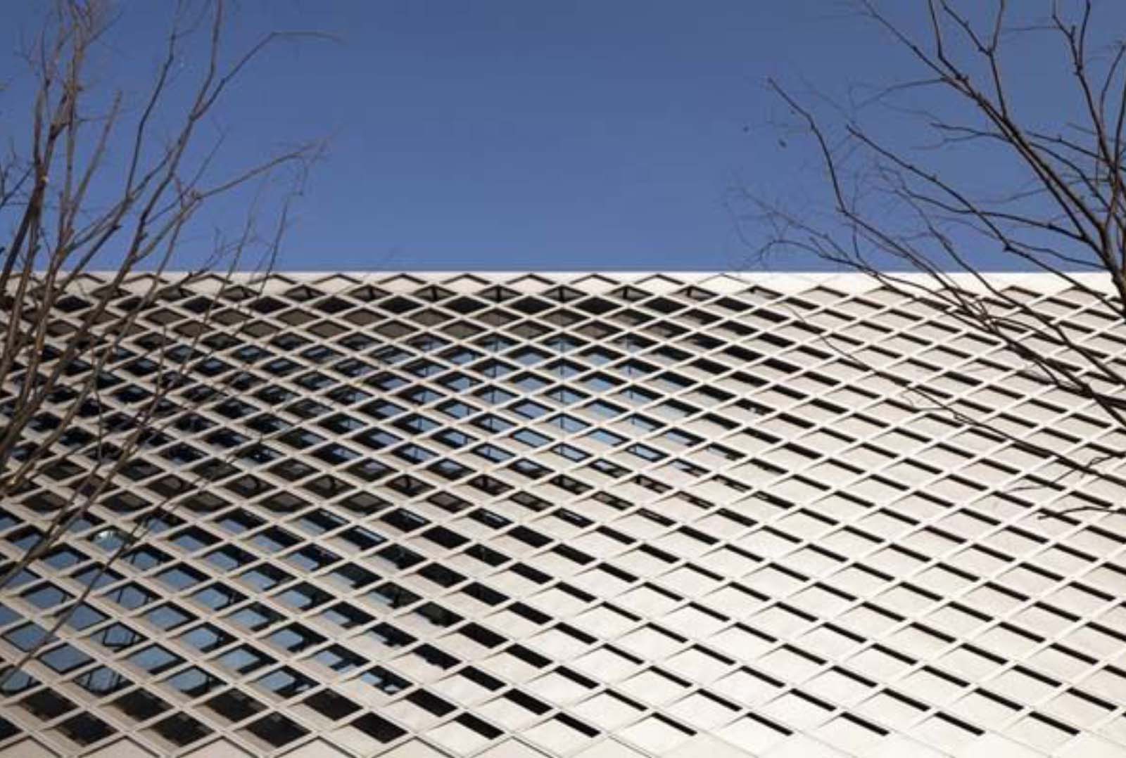 Axes in Excess: A symphony of perforated metal cladding design and brilliance for facades.