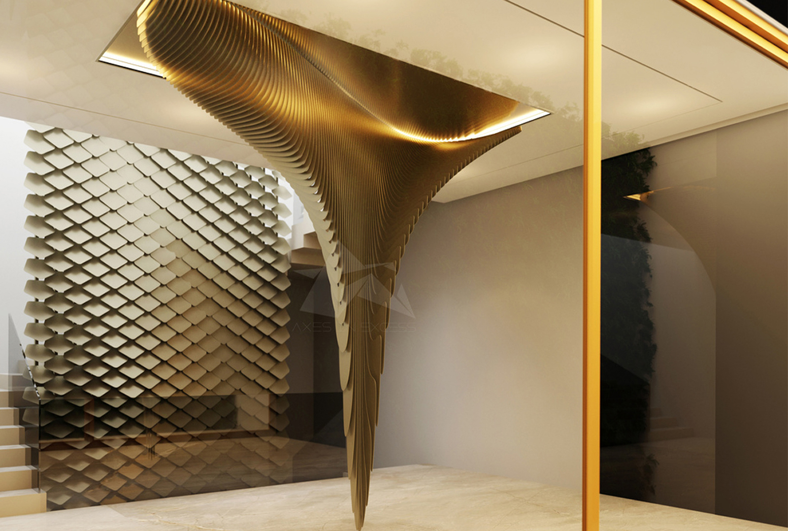 Craftsmanship in custom parametric sculpture projects by Axes in Excess