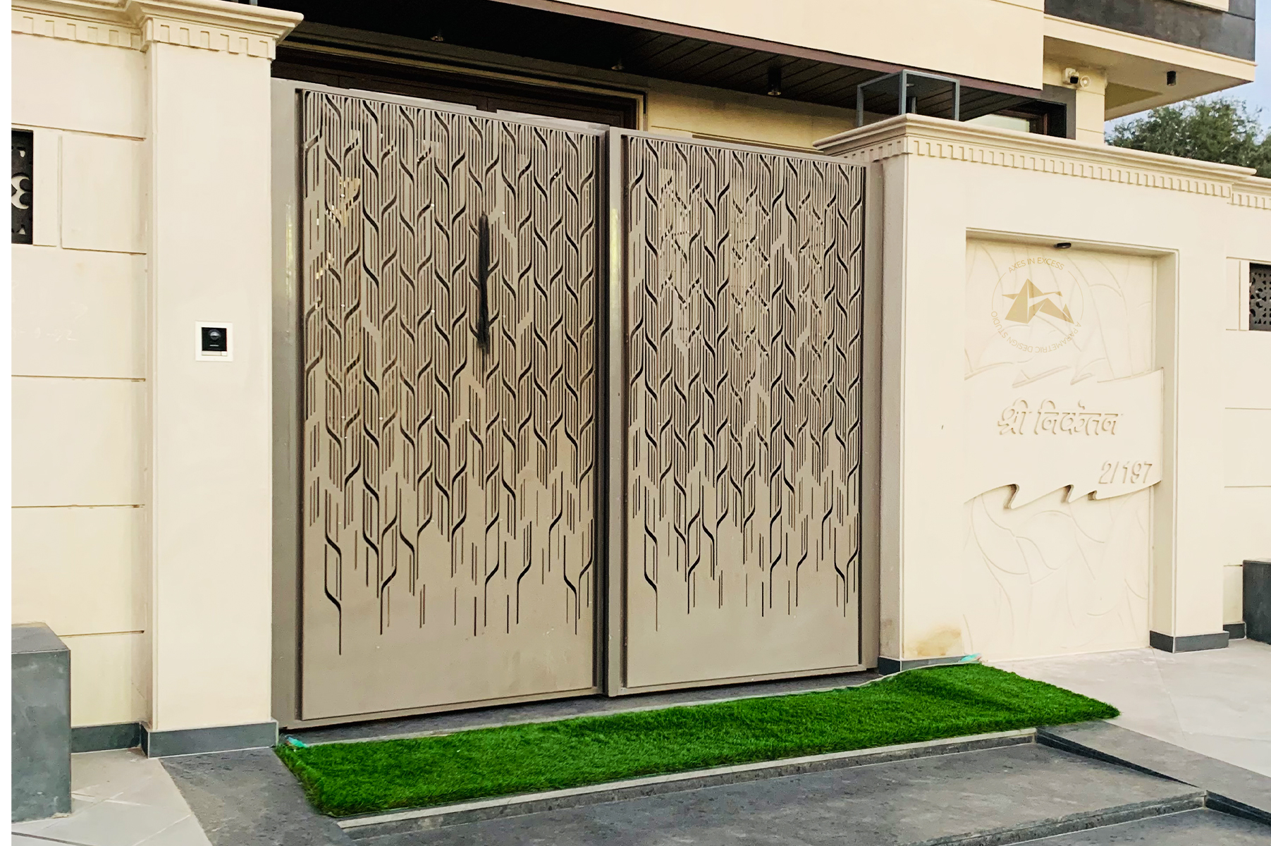 Innovative CNC metal perforated façade screen