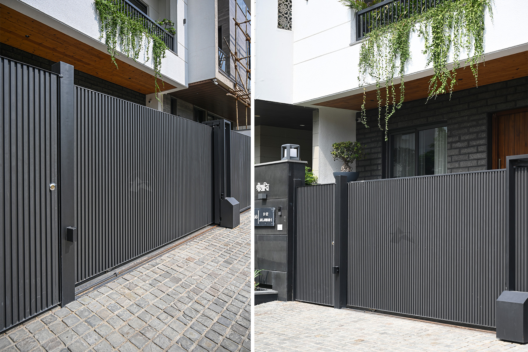 Stylish gate design by axes in excess