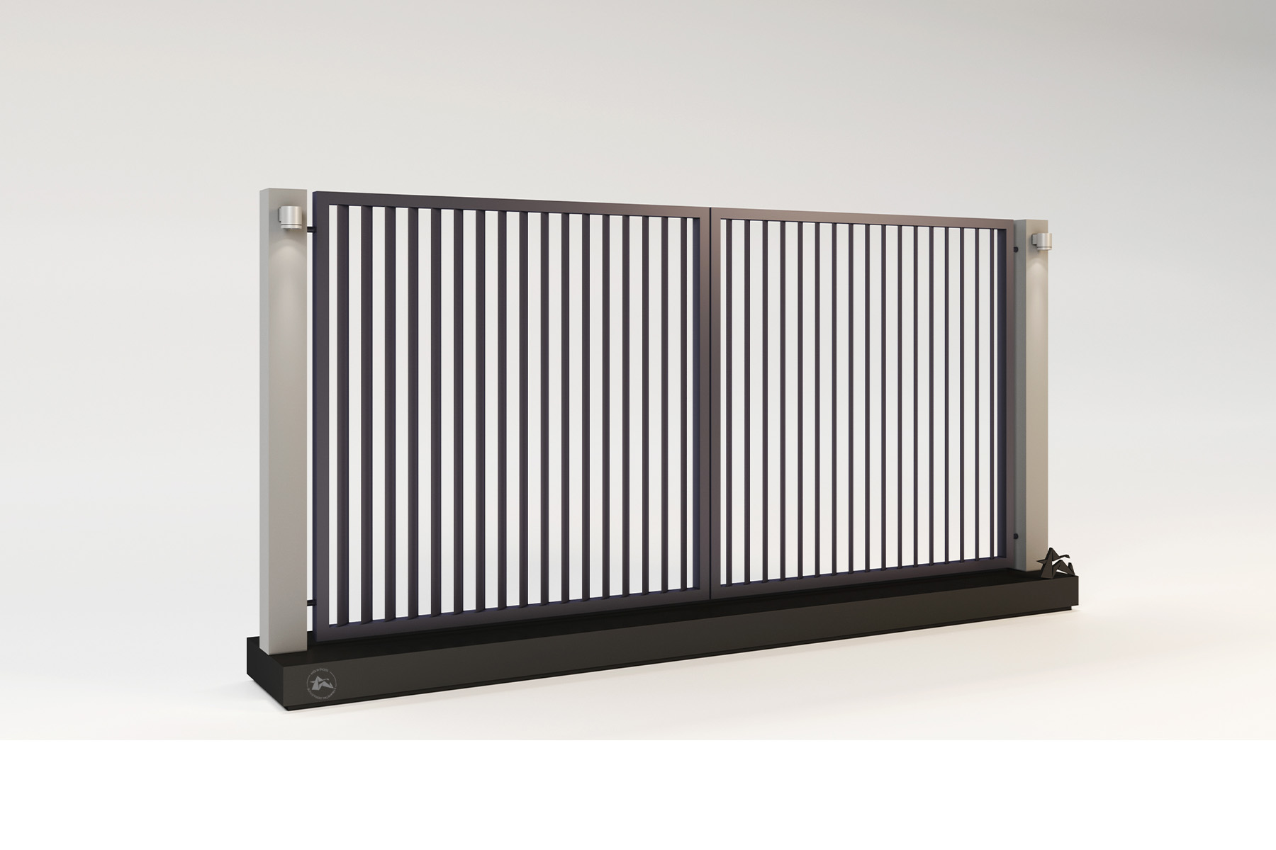 Custom Aluminum Louver Gates