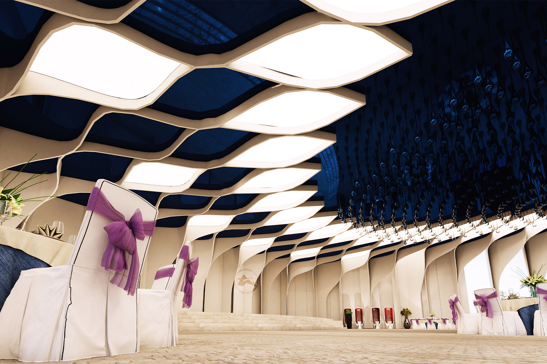 Axes in Excess delivers bespoke parametric ceilings with craftsmanship and distinction.