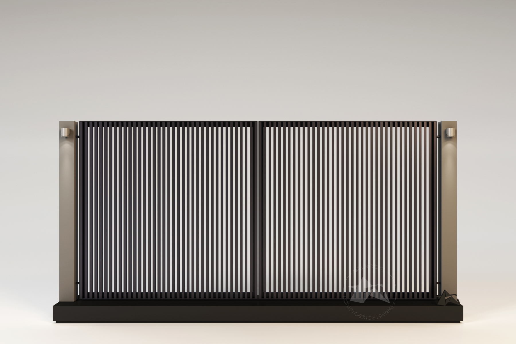 Louver, Flute, and Perforated Metal Gate Manufacturing by Axes in Excess