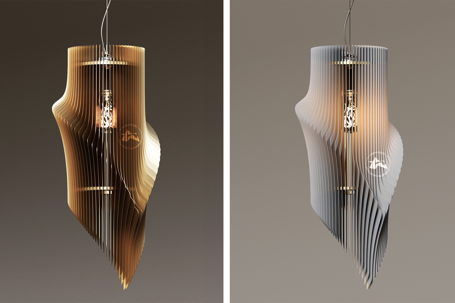 Axes in Excess custom parametric lighting: Shaping the future of lighting aesthetics.