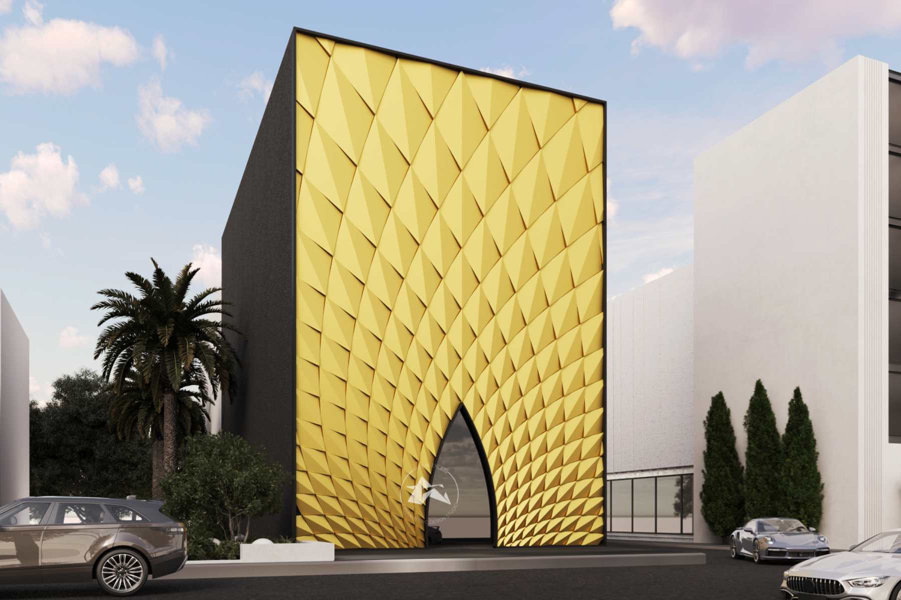 Axes in Excess Parametric Metal Facades: A visual narrative of innovation and creativity for contemp